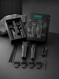 ست ماشین اصلاح حرفهای VGR مدل V-197 & V-995 | پک دو عددی خط زن و حجم زن